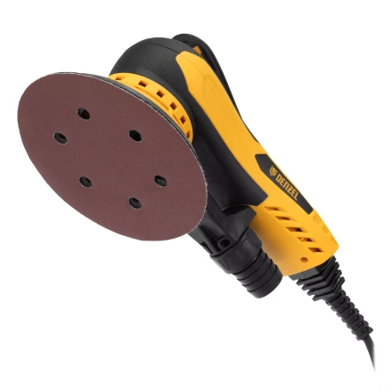 Машина шлифовальная орбитальная бесщет Denzel OS-150-BL 27606, 350 Вт, 4000-10000 об/мин купить в Ижевске