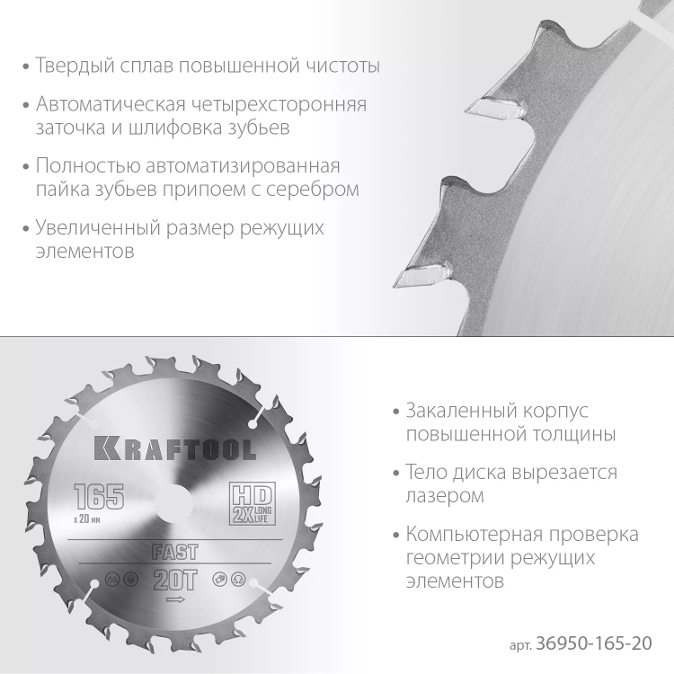 Диск пильный FAST, повышенный ресурс 36950-165-20 купить в Ижевске