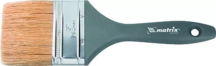 Кисть плоская &quot;Евро&quot; 3&quot; натуральная щетина пластмассовая ручка  MATRIX 83066 купить в Ижевске