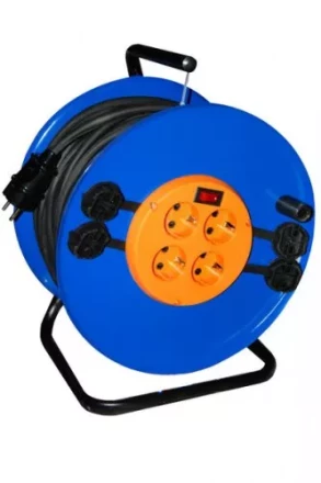 Удлинитель электрический силовой мет.катушка 50м 4 роз ЭНКОР 69583 купить в Ижевске