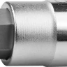 Торцовая бита-головка KRAFTOOL "INDUSTRIE QUALITAT", материал S2, HEX, сатинированная, 1/2", H17 27908-17_z01 купить в Ижевске