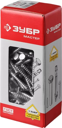 Шурупы ЗУБР "МАСТЕР" с шестигранной головкой, оцинкованные, 6x40мм, 110шт 4-300451-06-040 купить в Ижевске