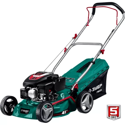 ЗУБР 410 мм, 3.5 л.с., бензиновая газонокосилка (ГБ-410) купить в Ижевске