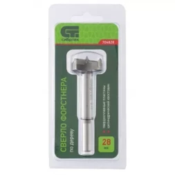 Сверло Форстнера по дереву 28 мм цилиндрический хвостовик СИБРТЕХ 704828