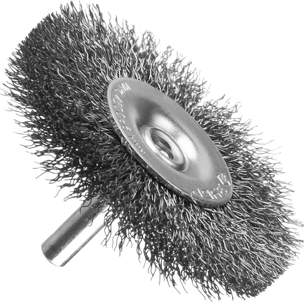 ЗУБР &quot;ПРОФЕССИОНАЛ&quot;. Щетка дисковая для дрели, витая стальная проволока 0,3мм, 38мм 35198-038_z02 купить в Ижевске