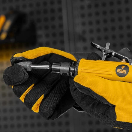 Пневмошлифмашина прямая Denzel 57464 PGS25000, 25000 об/мин, 10 шлиф. камней, цанга - 3, 6 мм, 113 л/мин купить в Ижевске