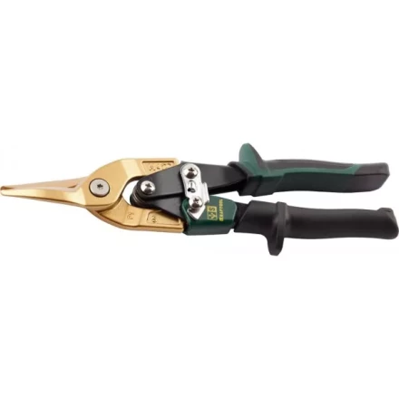 Ножницы по твердому металлу KRAFTOOL, двойная рычаж передача, Cr-Mo, титан покрытие, двухкомп ручка, прямые, 260мм 2327-S купить в Ижевске