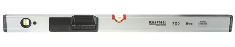 Уровень KRAFTOOL алюминиевый электронный, 2 глазка, 80см 34725-080 купить в Ижевске