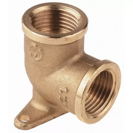 Уголок GENERAL FITTINGS с креплением к стене в двух точках, латунь, г/г, 1/2&quot; 51076-G/G-1/2 купить в Ижевске