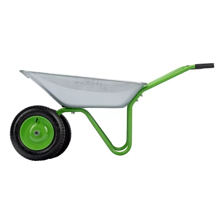 Тачка садовая Сибртех 689135, 2-х колесная, грузоподъемность 120 кг, объем 65 л купить в Ижевске