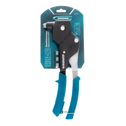 Заклепочник ручной Gross 40418, 290 мм, поворотный, 0-360, заклепки 2,4-3,2-4,0-4,8 мм купить в Ижевске