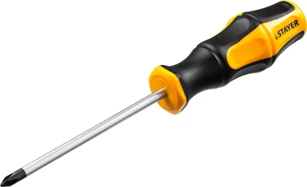 Отвертка STAYER &quot;MASTER&quot; &quot;HERCULES&quot;, Сr-V, противоскользящая рукоятка, PH1x100мм 25052-1-10_z02 купить в Ижевске