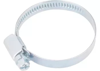 Хомуты из нержавеющей стали стандартное болтовое крепление 70-90 мм 25шт ширина 9мм ШУРУПЬ 45664 купить в Ижевске