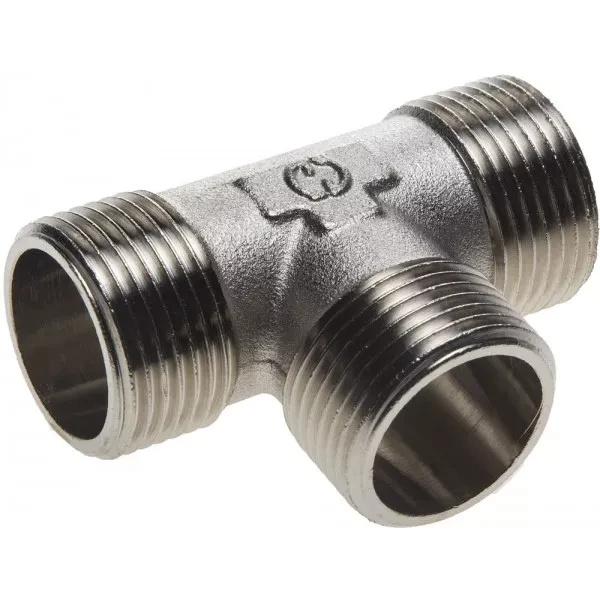 Тройник GENERAL FITTINGS никелированная латунь, ш/ш/ш, 1" 51051-1 купить в Ижевске