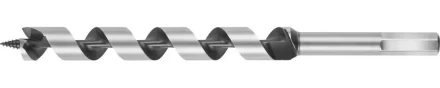 Сверло по дереву, спираль Левиса, HEX хвостовик, URAGAN 29465-235-18, d=18х235мм 29465-235-18 купить в Ижевске