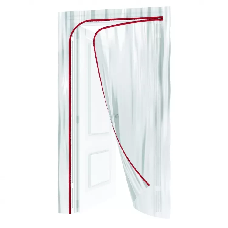 Пленочная дверь на молнии типа L 220x120cm с малярной лентой 2,5смх10м Matrix 88758 купить в Ижевске