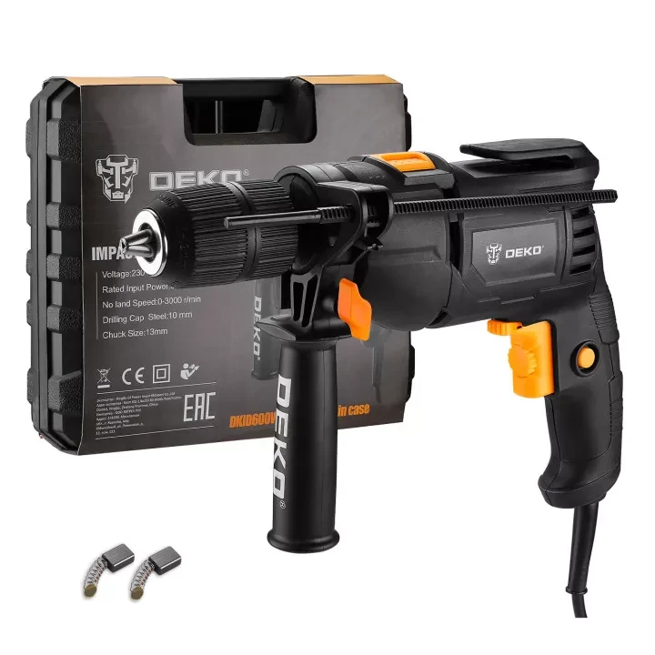 Дрель ударная DEKO DKID600W, 063-4163, в кейсе купить в Ижевске