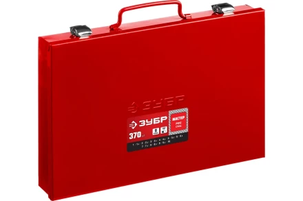 ЗУБР 370 шт, (1-10 мм), сталь Р4М2, класс В, мет.бокс, набор сверл по металлу (29605-H370) купить в Ижевске