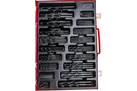 ЗУБР 370 шт, (1-10 мм), сталь Р4М2, класс В, мет.бокс, набор сверл по металлу (29605-H370) купить в Ижевске