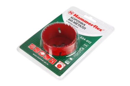 Коронка биметаллическая HAMMER Ф65х38мм 5/8&quot; BiMETALL (224-012) купить в Ижевске