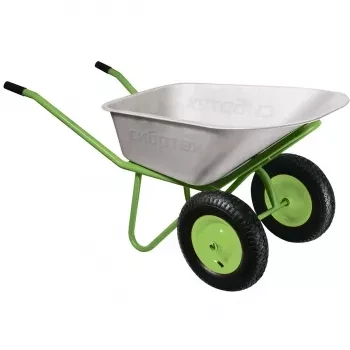 Тачка строительная двухколесная облегченная объем 90 л грузоподъемность 230кг СИБРТЕХ 68964 купить в Ижевске