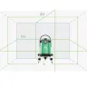Построитель лазерных плоскостей ADA 6D Servoliner GREEN с калибровкой ADA купить в Ижевске