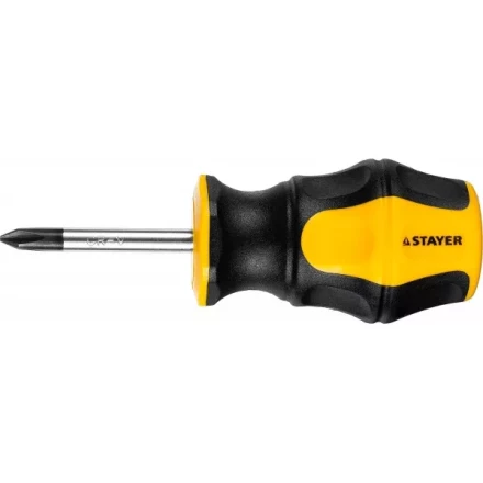 Отвертка STAYER &quot;MASTER&quot; &quot;HERCULES&quot;, Сr-V, противоскользящая рукоятка, PH1x38мм 25052-38-1_z02 купить в Ижевске