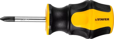 Отвертка STAYER &quot;MASTER&quot; &quot;HERCULES&quot;, Сr-V, противоскользящая рукоятка, PH1x38мм 25052-38-1_z02 купить в Ижевске