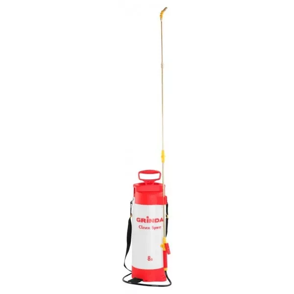 Опрыскиватель GRINDA садовый "Clever Spray", 8 л, с латунным  телескоп. удлинителем и упорами для ног 8-425158_z01 купить в Ижевске
