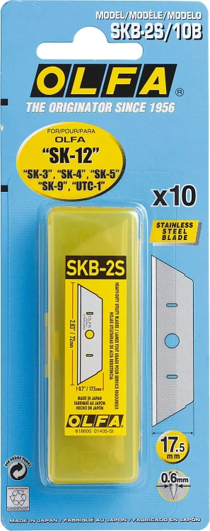 Лезвие OLFA, трапециевидное для SK-12 OL-SKB-2S/10B купить в Ижевске