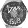 Болт ЗУБР "МАСТЕР" с шестигранной головкой, ГОСТ 7798-70, класс прочности 5.8, оцинкованный, M12x60мм, 5кг 303080-12-060 купить в Ижевске