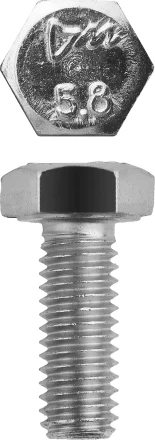 Болт ЗУБР &quot;МАСТЕР&quot; с шестигранной головкой, ГОСТ 7798-70, класс прочности 5.8, оцинкованный, M6x12мм, 5кг 303080-06-012 купить в Ижевске