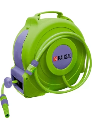 Катушка с поливочным шлангом 20 м, автоматическая, диаметр штуцера 1/2&quot;  PALISAD 67407 купить в Ижевске
