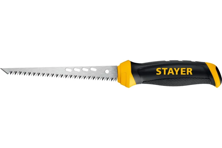 STAYER 160 мм, выкружная ножовка по гипсокартону, Professional, 8TPI, 15173_z02 купить в Ижевске