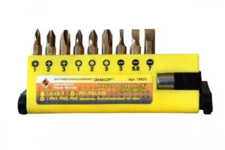 Набор вставок 1/4 10 предметов 19823 купить в Ижевске