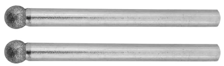 ЗУБР 2 шт, 4.0 x 3.2 x 38 мм, набор алмазных мини-шарошек (35922) купить в Ижевске