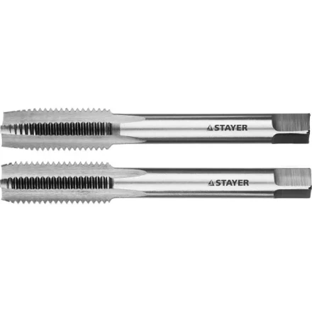 Комплект метчиков STAYER &quot;MASTER&quot;, сталь 9ХС, М12х1,75, 2 шт 28025-12-1.75-H2 купить в Ижевске