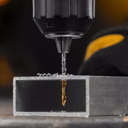 Сверло спиральное по металлу 3 x 60 мм, Р6М5, Golden Tip , 2шт. Denzel 718225 купить в Ижевске