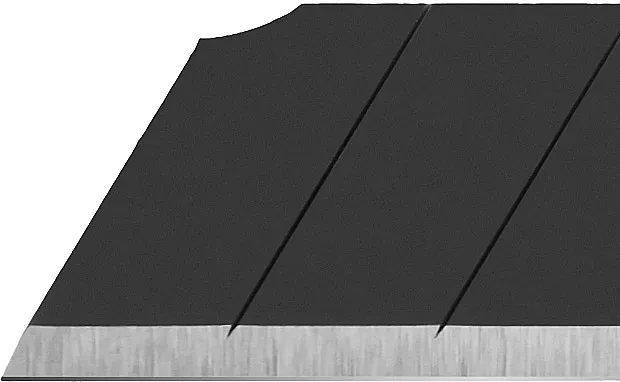 Лезвия OLFA сегментированные BLACK MAX, 9х80х0,38мм, 13 сегментов, 50шт OL-ABB-50B купить в Ижевске