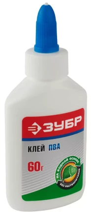 Клей ПВА ЗУБР, на блистере, 60 г 41932 купить в Ижевске