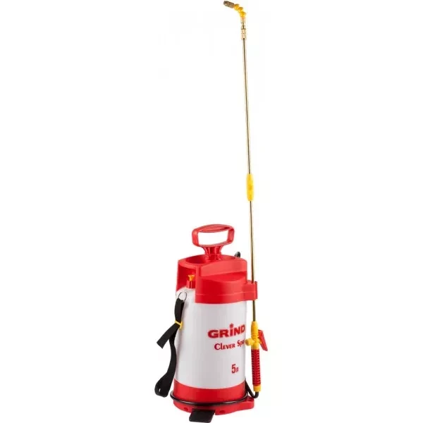 Опрыскиватель GRINDA садовый "Clever Spray",5 л, с латунным  телескоп. удлинителем и упорами для ног 8-425155_z01 купить в Ижевске