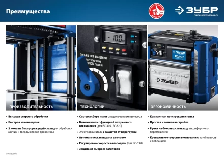 Станок рейсмусовый 2 скорости РС-330 серия ПРОФЕССИОНАЛ купить в Ижевске