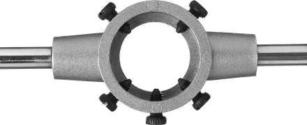 Плашкодержатель, ЗУБР Мастер 28142-38, с центровочными и прижимными винтами, 38х14мм для М12 - М14, L - 315мм 28142-38_z01 купить в Ижевске