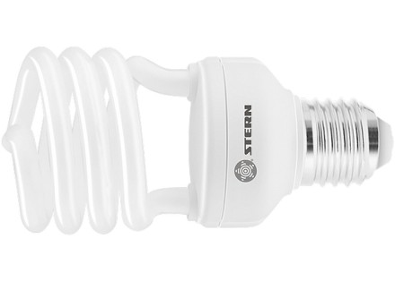 Лампа компактная люминесцентная полуспиральная 15W 2700K E27 8000ч Stern 90902 купить в Ижевске