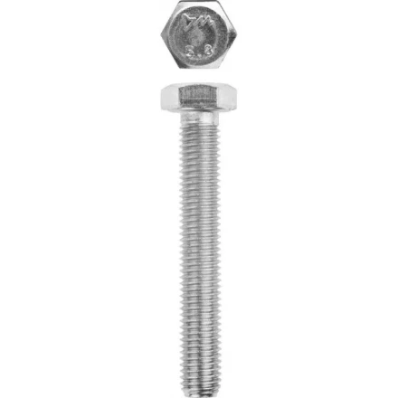 Болт ЗУБР &quot;МАСТЕР&quot; с шестигранной головкой, ГОСТ 7798-70, класс прочности 5.8, оцинкованный, M12x80мм, 5кг 303080-12-080 купить в Ижевске