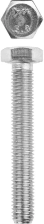 Болт ЗУБР &quot;МАСТЕР&quot; с шестигранной головкой, ГОСТ 7798-70, класс прочности 5.8, оцинкованный, M12x80мм, 5кг 303080-12-080 купить в Ижевске