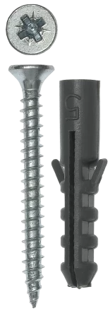 Дюбели ЕВРО с саморезами пакет серия МАСТЕР купить в Ижевске