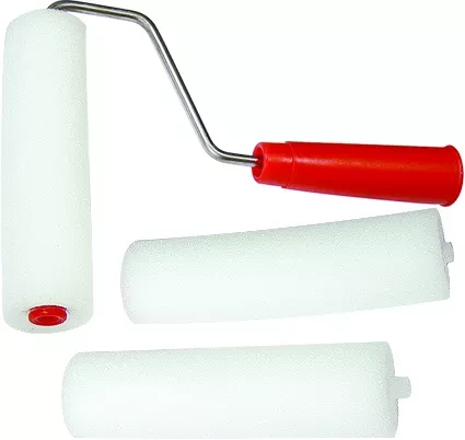 Набор: валик "ПОРОЛОН" с ручкой + 2 шубки 140 мм D валика - 42 мм  Россия 80450 купить в Ижевске