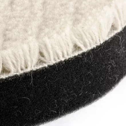 Насадка полировальная &quot;под липучку&quot; 180 мм короткая плетеная шерстяная нить MATRIX 75964 купить в Ижевске