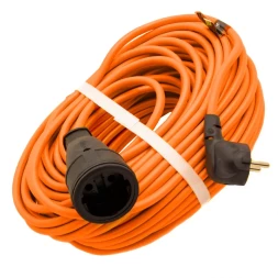 Удлинитель-шнур силовой 30 м Сибртех 95833, 16А, тип УХ16, ПВС, усиленный, 1 розетка без заземления
